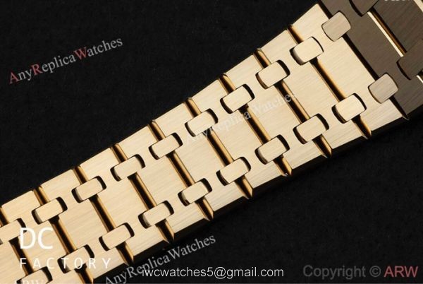 Best Copy Audemars Piguet Royal Oak Jumbo Extra Thin Watch Gold Case 5