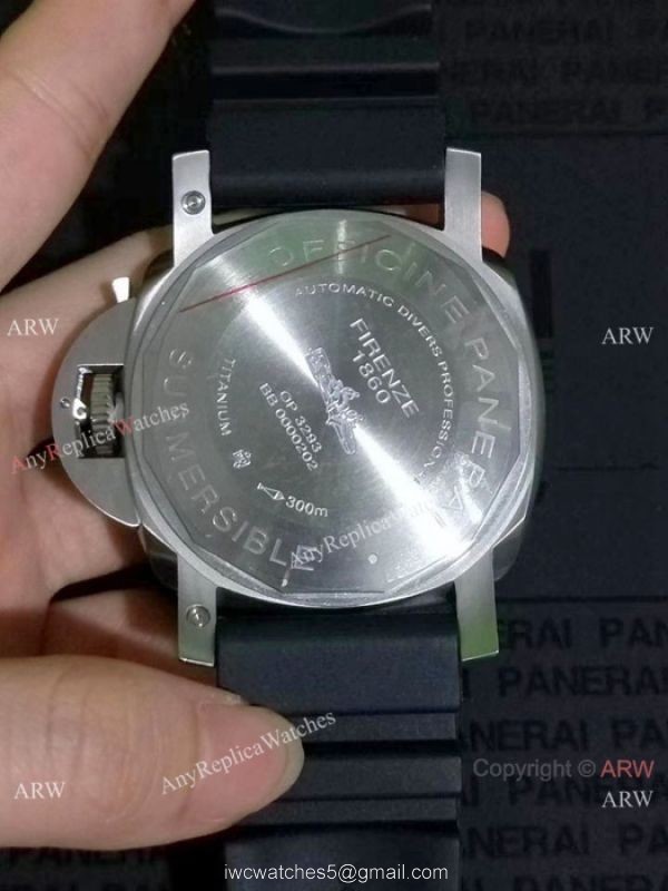 Knockoff Panerai Submersible BMG-TECH Watch SS Blue Dial 5