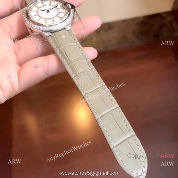 AAA Quality Cartier Ballon Bleu de 36mm Watch Diamond Case 5