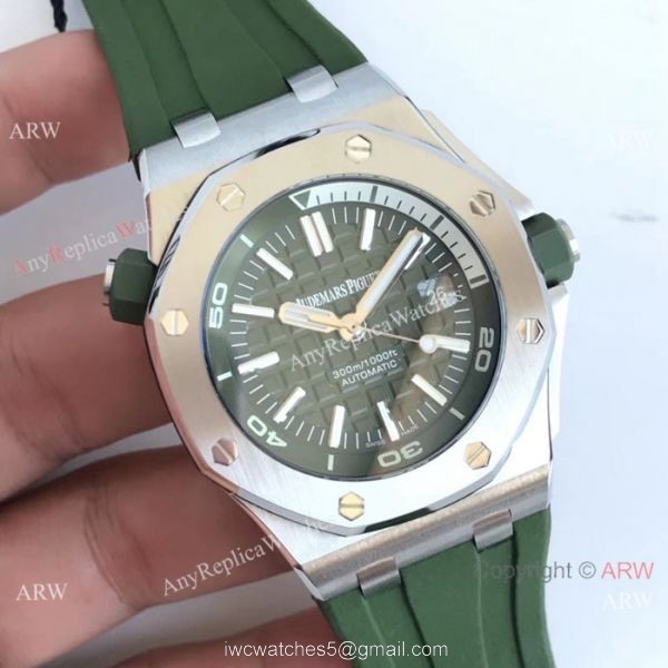 2019 Replica Audemars Piguet Royal Oak Offshore Diver Swiss 3120 Watches 5