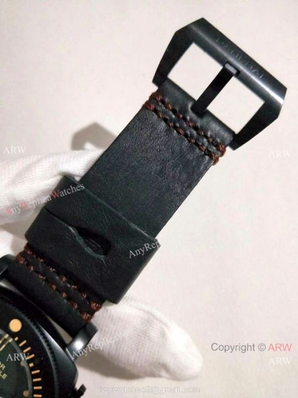 Panerai Luminor Submersible All Black Watch 47mm PAM508 Replica 5