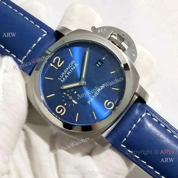 Panerai Luminor Marina Blue Dial 44mm Watch New Officine Panerai AAA Watch 5