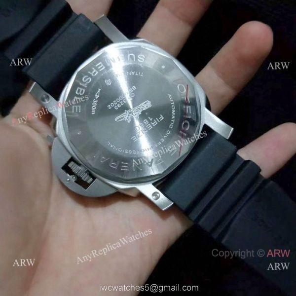 New Copy Panerai Luminor Submersible SS Black Dial Watch PAM1305 5