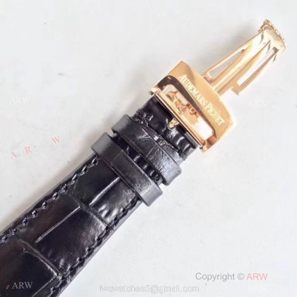 Swiss Grade Audemars Piguet Royal Millenary 4101 Watches Rose Gold Skeleton Dial 5