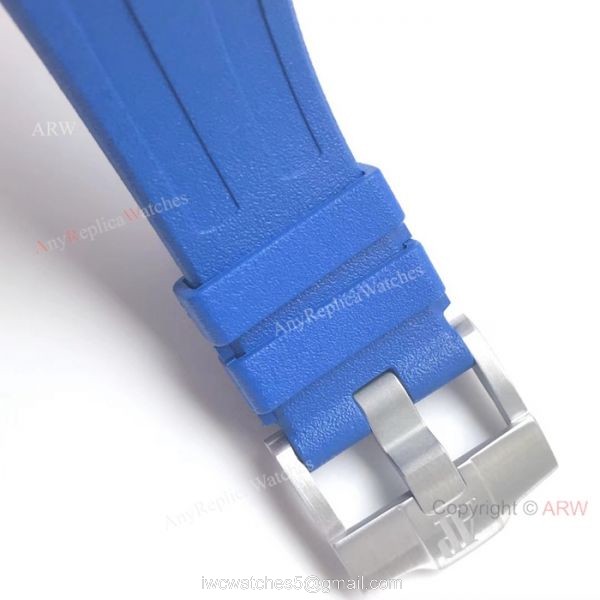 2019 Replica Audemars Piguet Royal Oak Offshore Swiss Cal.3126 Blue version Watch 5