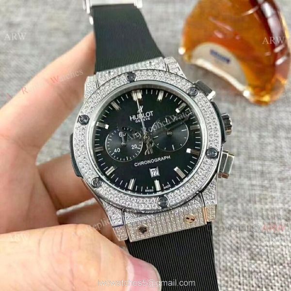 High Quality Hublot Big Bang Ice Out Chronograph Watch 41mm 5