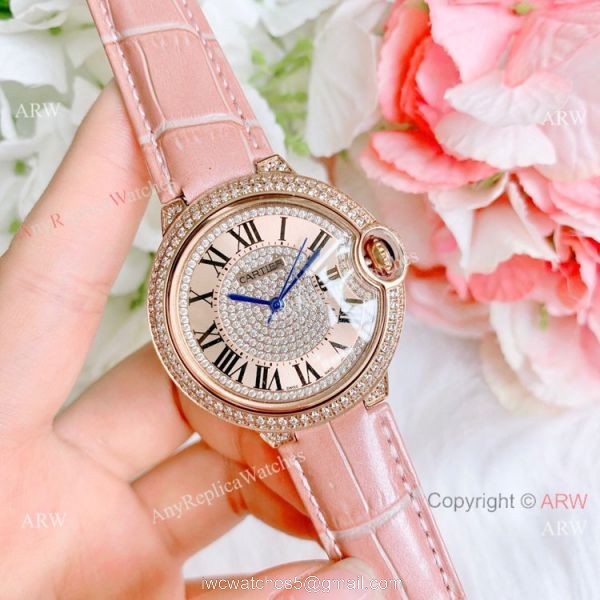 Best Replica Cartier Ballon Bleu De Quartz Watches Low Price 5