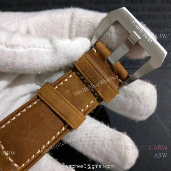 New Copy Panerai Radiomir BREVETTATO Watch SS Brown Markers 5