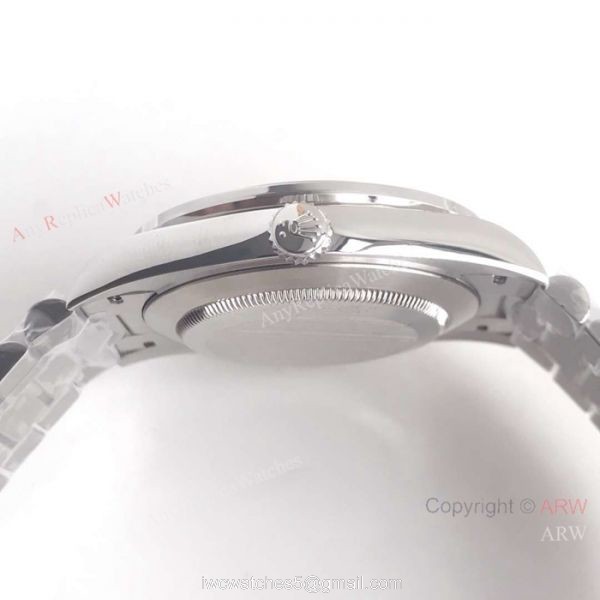 Swiss Grade Rolex Day Date II Ice Out watch Stainless Steel 41mm 5