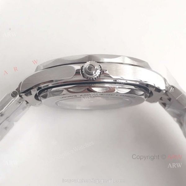Swiss Replica Omega Seamaster Commanders 007 Watch SS BlackRed Ceramic bezel 5