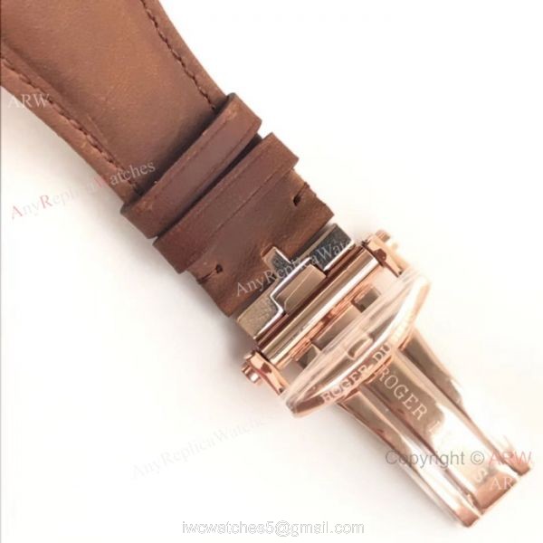 Newest Copy Roger Dubuis Excalibur Rose Gold Watch Swiss RD622 5