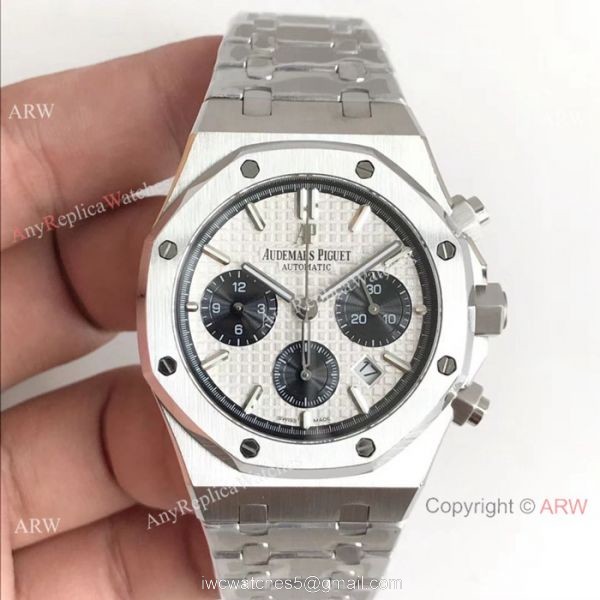 Swiss 7750 Royal Oak Audemars Piguet Replica Watches Gray Dial 26331OR 5