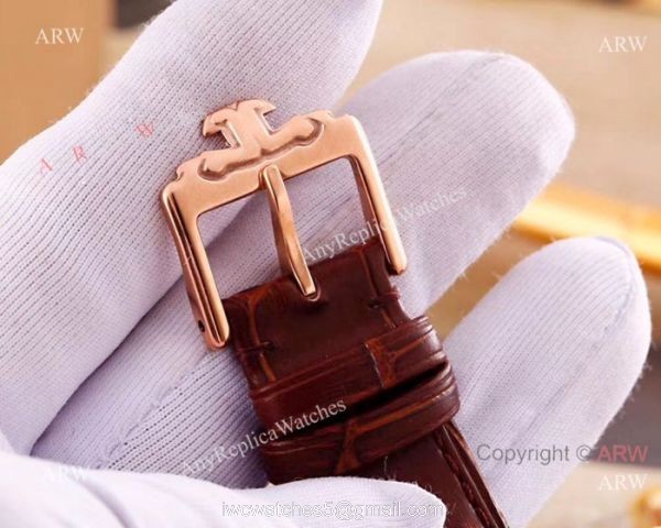 High Quality Jaeger-LeCoultre Flying Tourbillon Watch Rose Gold White Dial 5