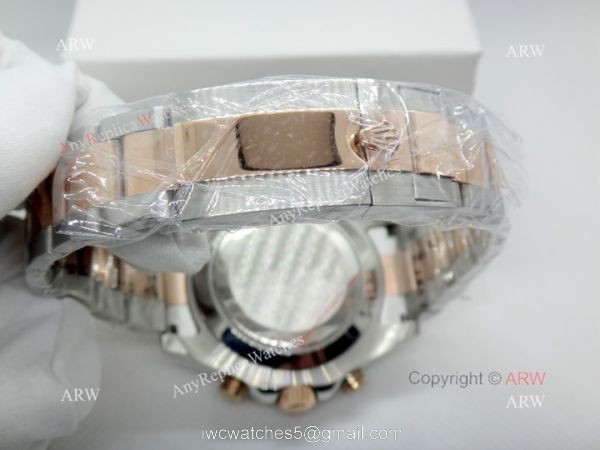 New Upgraded Rolex Yacht-Master ll 7750 Watch Benz Hand Two Tone Rose Gold 44mm 5