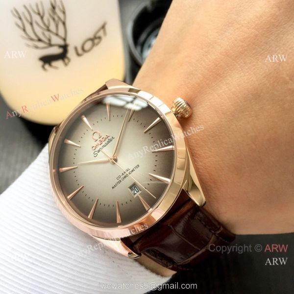 Copy Omega Automatic Seamaster Watches Two Tone Rose Gold 5