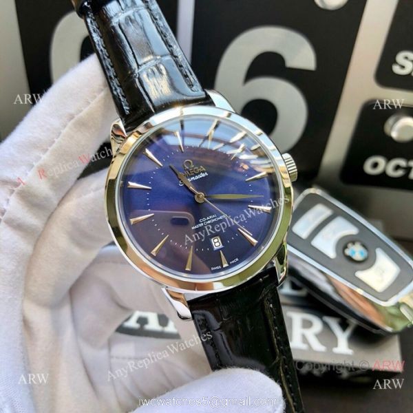 Fake Omega Seamaster Co-Axial SS Silver dial watches Automatic Movement 5