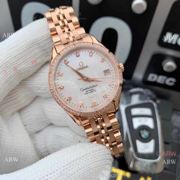 Swiss 8215 Omega Constellation Lady Watches Stainless steel 5