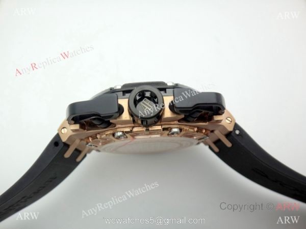 Replica Audemar Piguet Survivor Chronograph Watch Rose Gold Case 5
