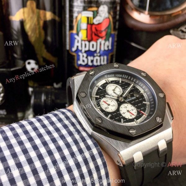 Fake Audemars Piguet Royal Oak Offshore Automatic watch SS White Dial 5