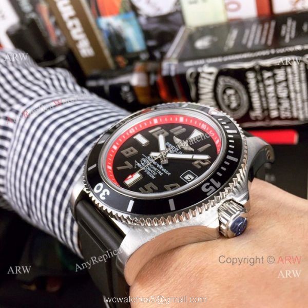 Copy Breitling Superocean Chronometre Abyss Watches Red Inner 5