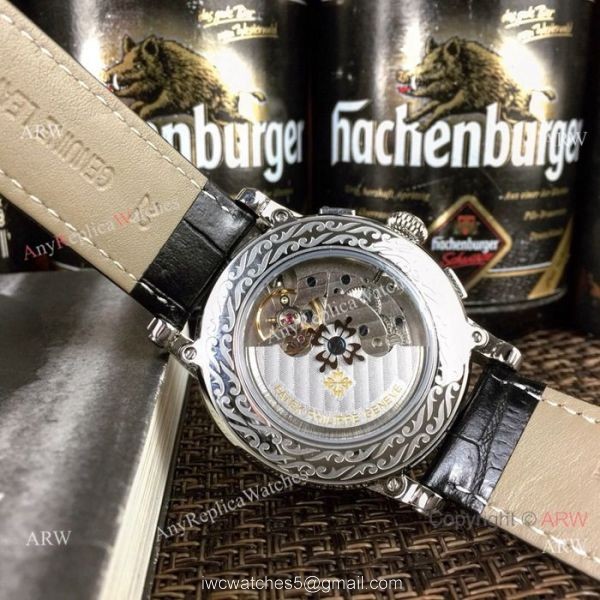 Fake Patek Philippe Geneve Complications 43mm Watch Tattoo case 5