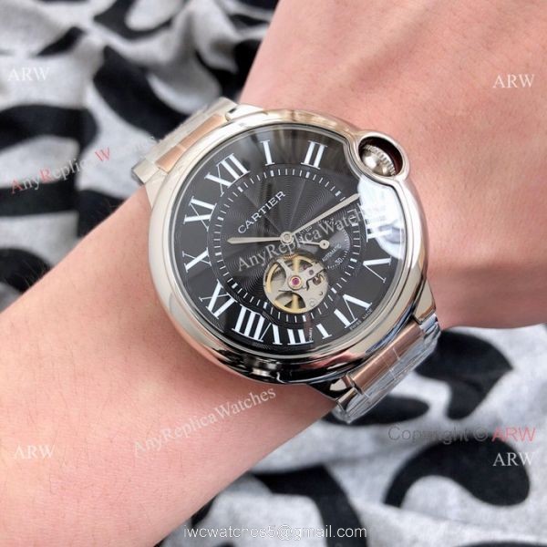 Ballon Bleu de Cartier 82S5 Replica Watch Two Tone Rose Gold Swiss Quality 5