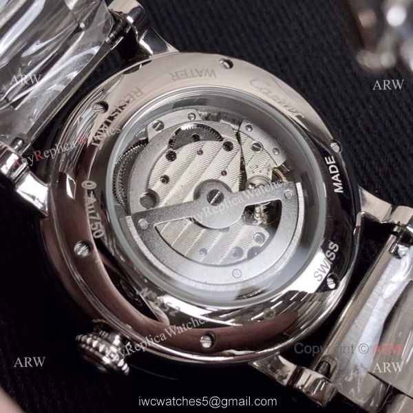 New Cartier Rotonde de Moon phase Stainless Steel Black Watch 40mm 5