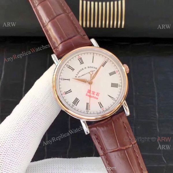 Copy A.Lange Sohne Black Dial Men Watches Swiss Quality 5