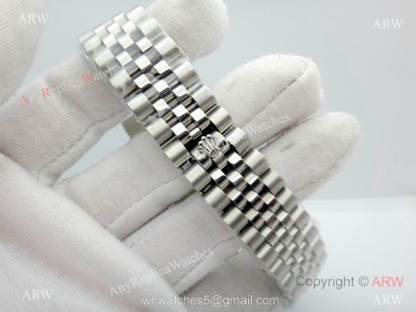 Copy Rolex Datejust Jubilee Stainless Steel Black Dial 40mm Watch 5