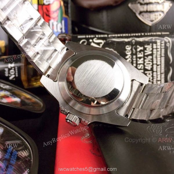 Submariner Rolex Rainbow Replica Watch Stainless Steel D-Blue Dial Asia 8215 Movement 5