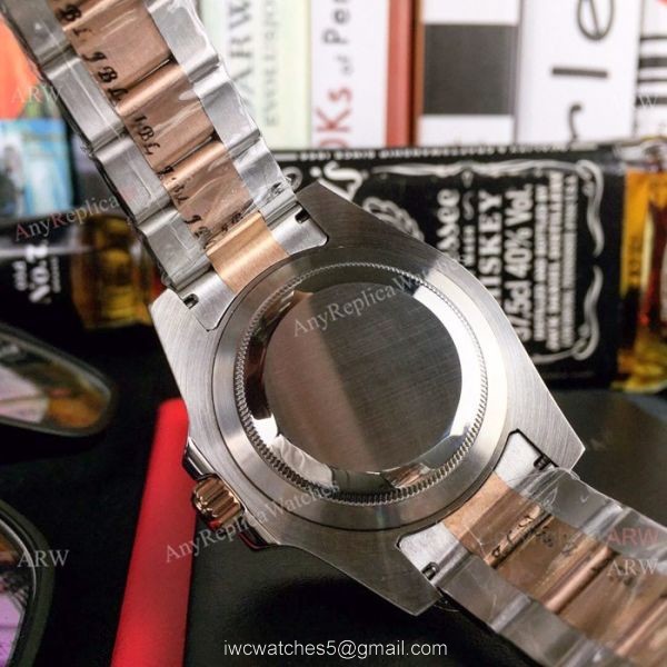 UR Factory Copy Rolex GMT 2018 &8216;Root Beer Watch Two Tone Rose Gold 5