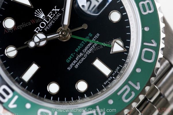 Highest Quality Rolex GMT Master II Swiss ETA GreenBlack Ceramic Watch 126710blro 5