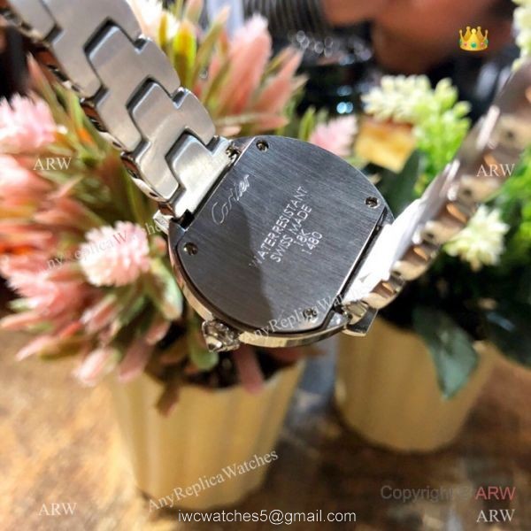 Rotonde de Cartier Stainless Steel White Watch 28mm Lady 5