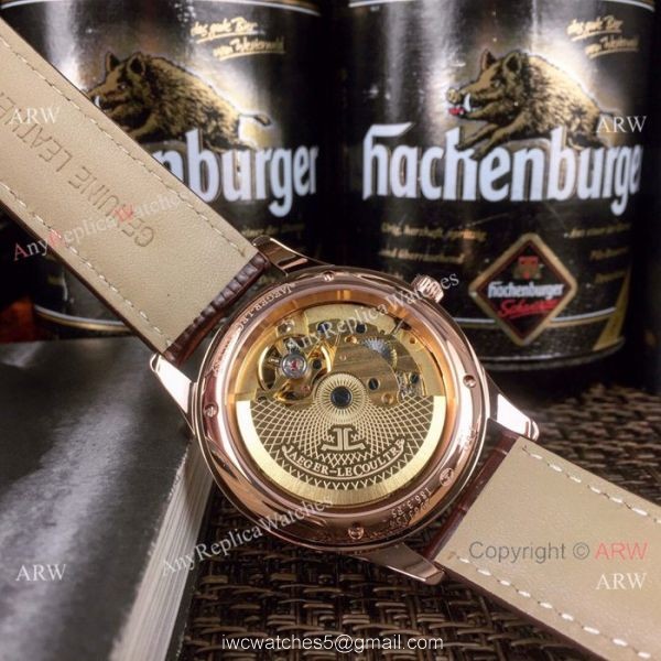 Copy Jaeger-leCoultre Master Grande Tradition Tourbillon Watch Rose Gold 5