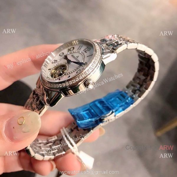 Jaeger LeCoultre Rendez-Vous Tourbillon Stainless Steel Watch 33mm 5