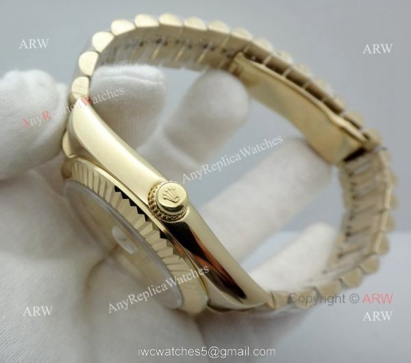 High Quality Replica Presidential Rolex Day-Date All Gold Watch 40mm 5
