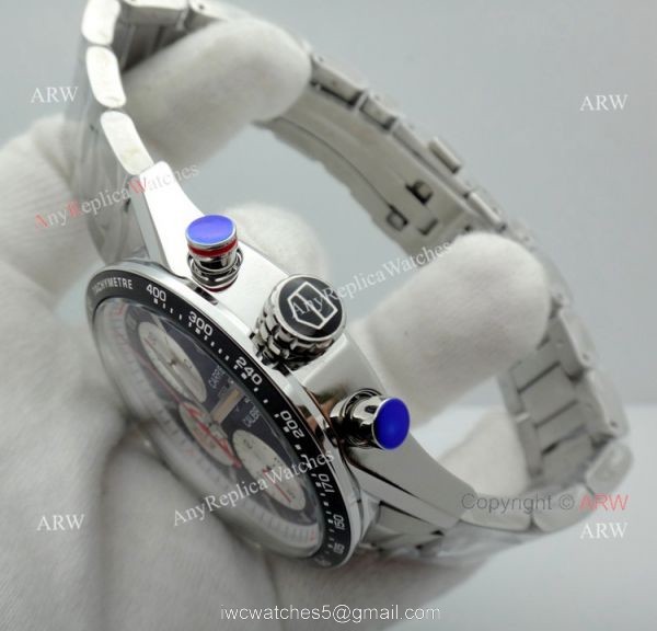 Copy TAG Heuer Carrera Calibre 16 Stainless Steel Chronograph Watch 5