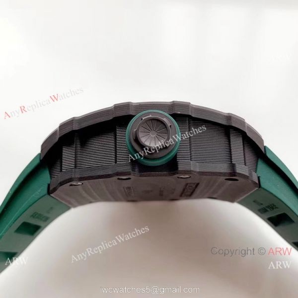 AAA Replica Richard Mille RM 035-01 Rafa Rafael Nadal Watch Green Rubber Band 5