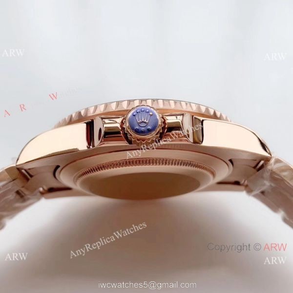 Noob Factory Replica Watches Rolex GMT-Master II Rose Gold watch 5