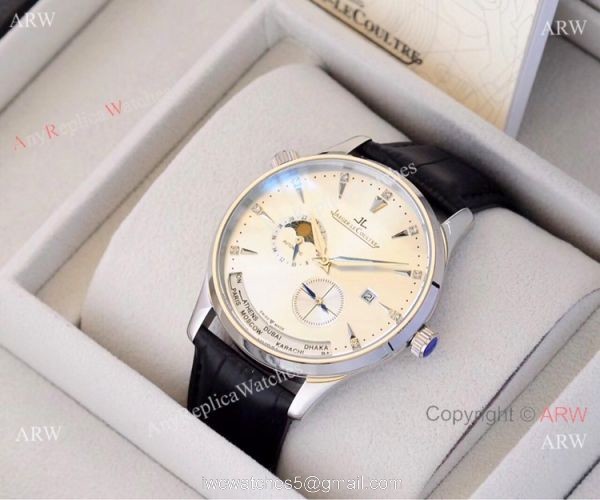 Best Replica Jaeger-LeCoultre Master Geographic 2-Tone Watch 5