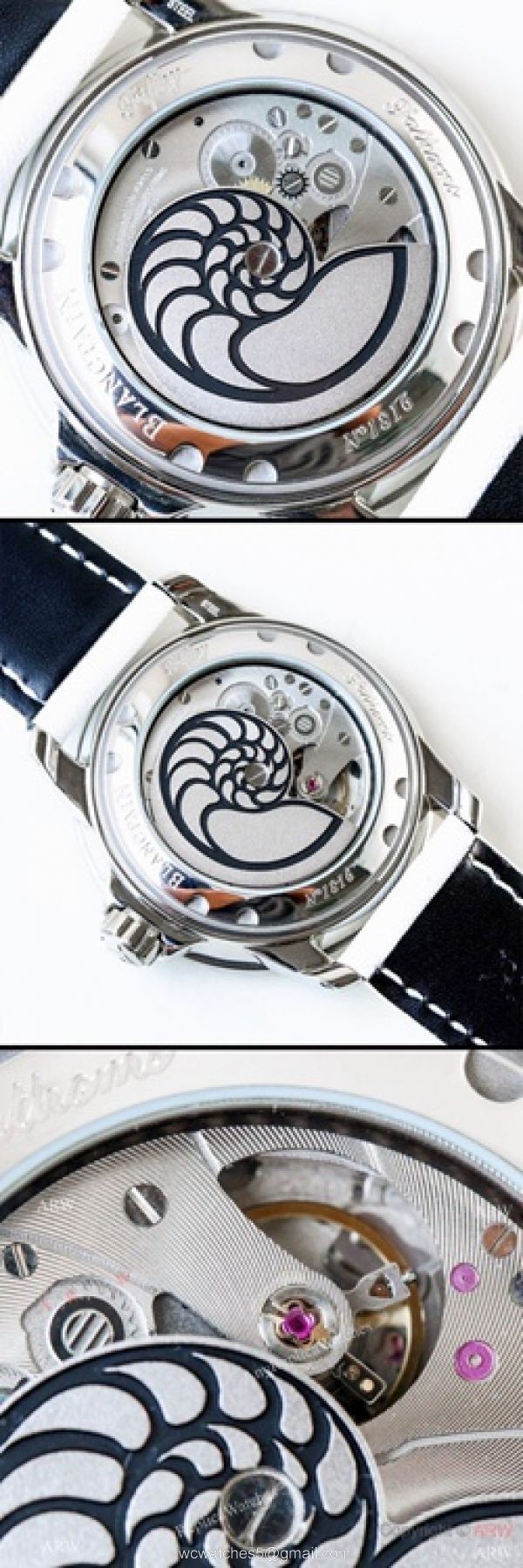 Replica Blancpain Fifty Fathoms Automatique Swiss 1315 Watch White Version 5