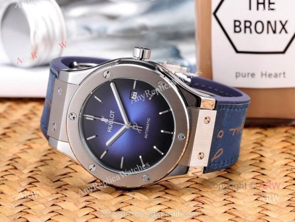 Hublot Classic Fusion Black Steel Watches Buy Replica 5