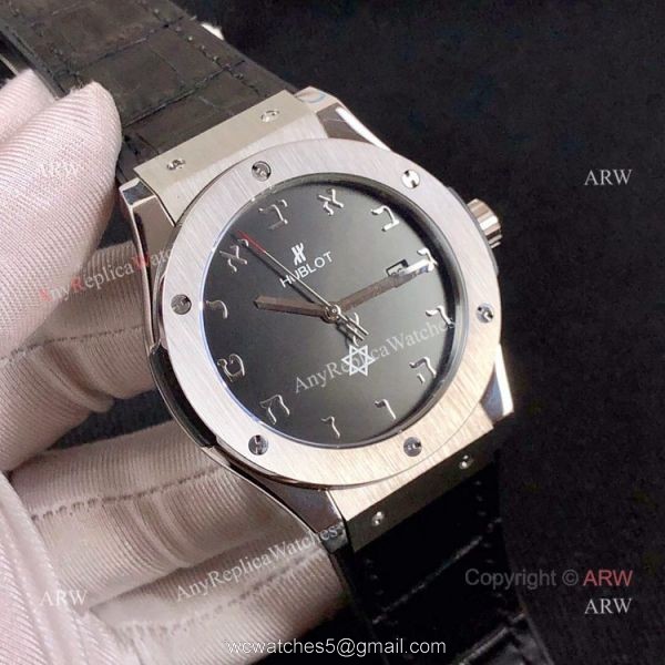 New Copy Hublot Classic Fusion Special Edition Watch SS Blue Dial 5