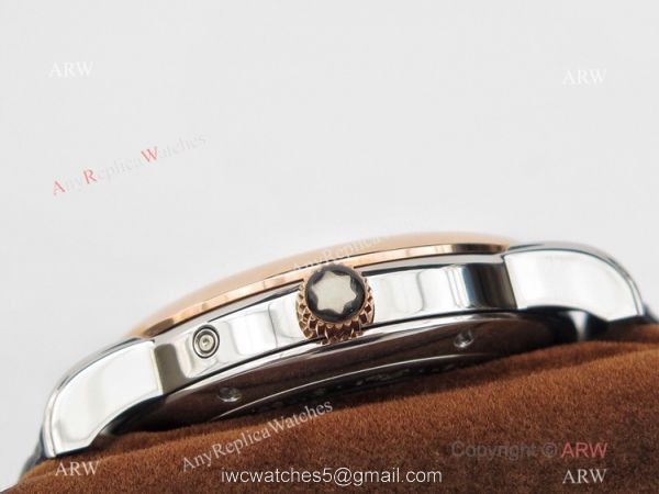 Mont Blanc Clone Star Legacy Moonphase Rose Gold Watch Montblanc AAA Watches 5