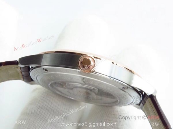 Montblanc AAA Watches Heritage Spirit 2824 Rose Gold Silver Dial Watch 5