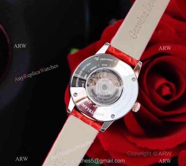 Swiss Mont Blanc Knock Off Boheme Date U0111059 Watch Rose Gold Diamond 5