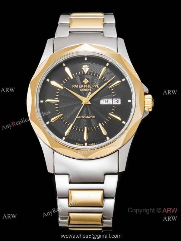 Newest Fake Patek Philippe Geneve 904L Silver Steel White Dial Watch 5