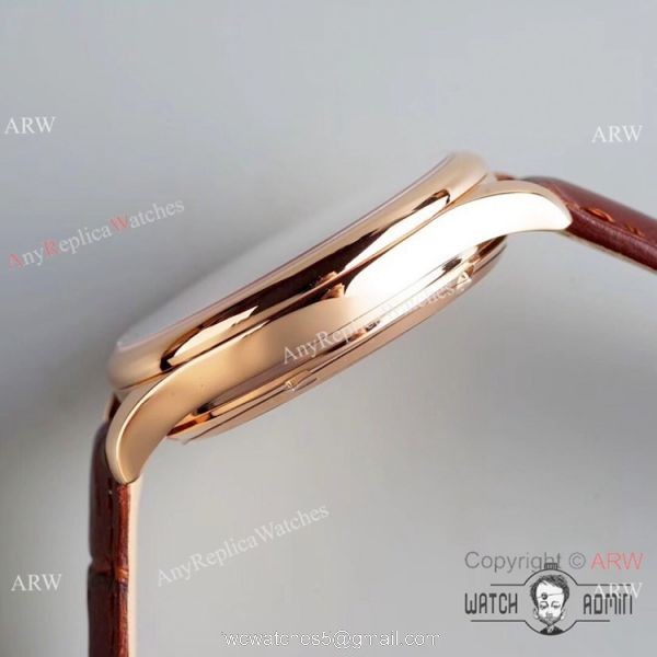 Swiss Grade 1 Patek Philippe AAA Watch Rose Gold Moonphase Men Size 5