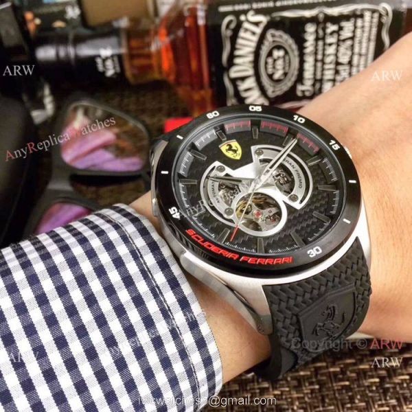 Lamborghini Gran Premio Automatic Men Watch SS Black Bezel 5
