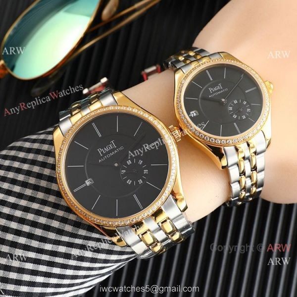 New Replica Piaget Altiplano Date Stainless Steel Black Watch Lover watch 5